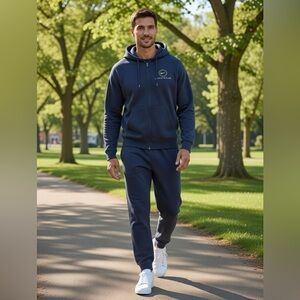 Nike LiveStrong Navy Blue Sweatpant Set